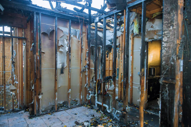 Professional Fire Damage Removal technician working in Moreland Hills, OH